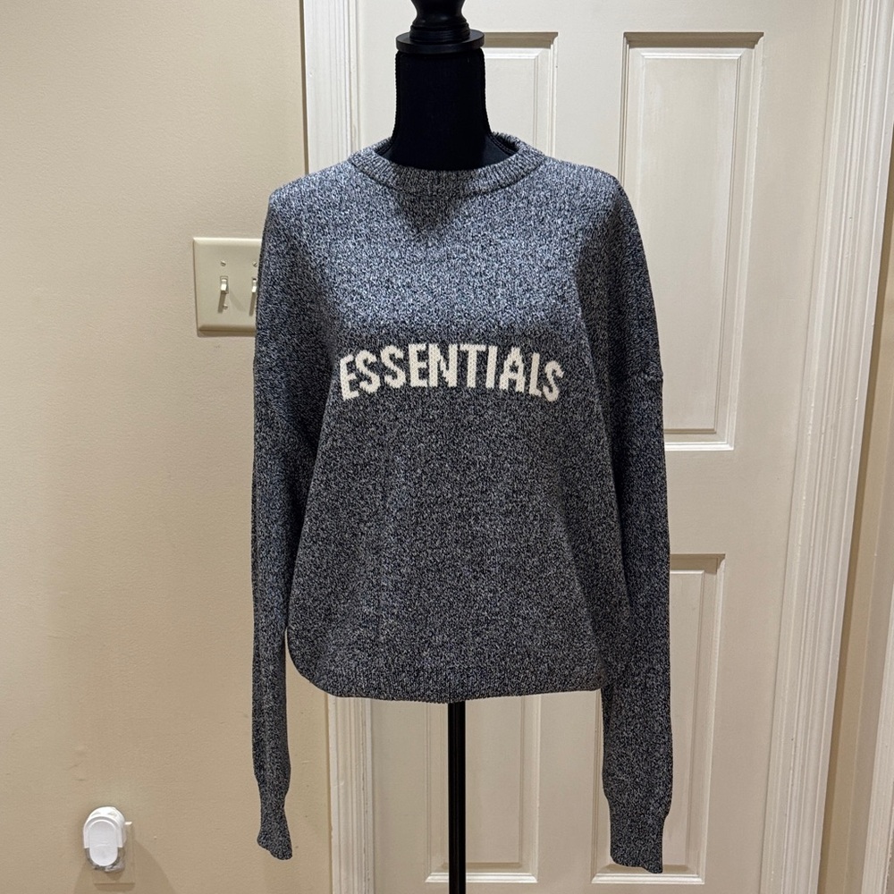 Essentials Black and White Knit